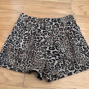NWT Generation Love Kelsey Shorts in wild leopard size M